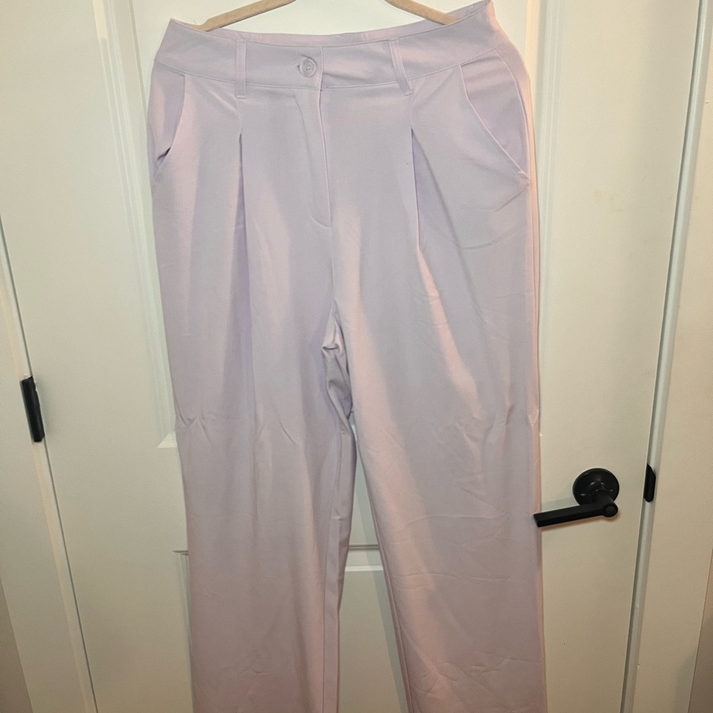 Elegant Lavender Women's Pants